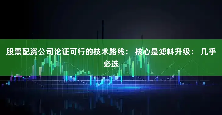 股票配资公司论证可行的技术路线： 核心是滤料升级： 几乎必选